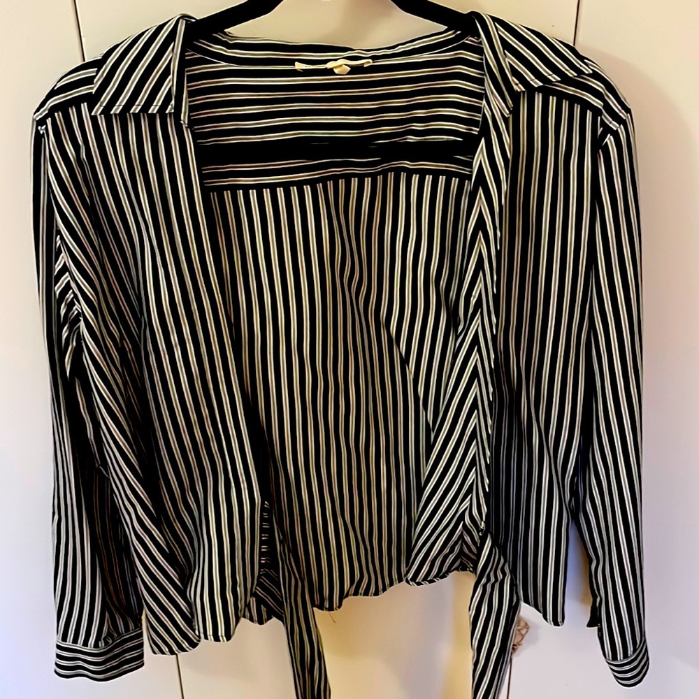 Maje wrap around top